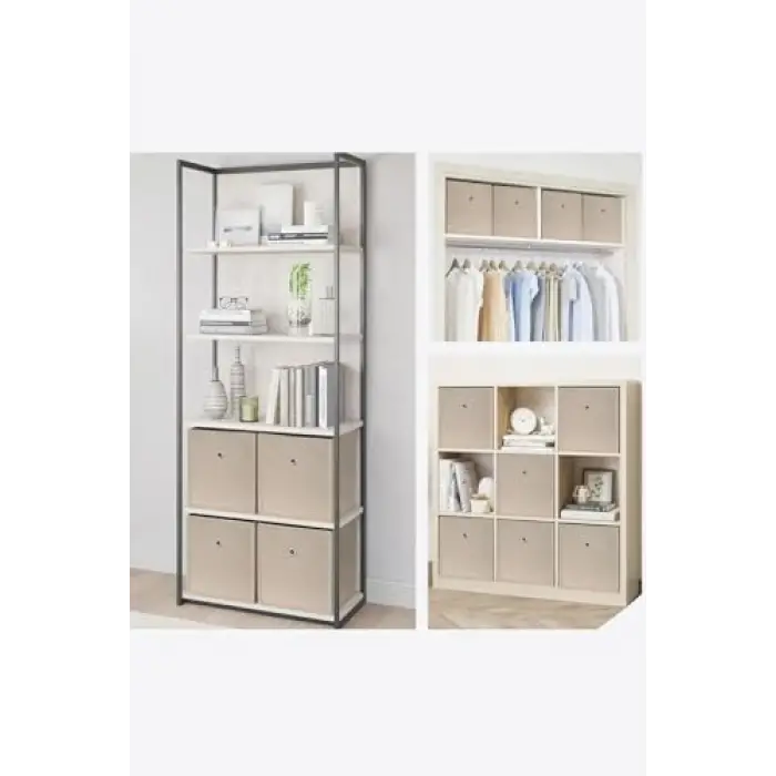RAF ORGANİZER BEJ 3 LÜ PAKET 30X30