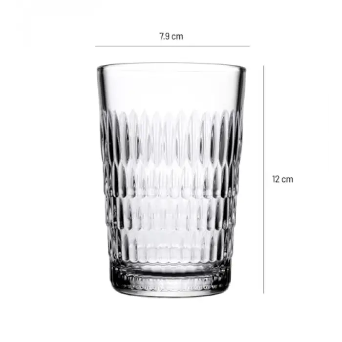 Rain Meşrubat Long Drink Bardağı, 350 CC, Altılı
