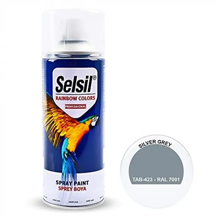 Rainbow 400 Ml Sprey Boya Gümüş Gri