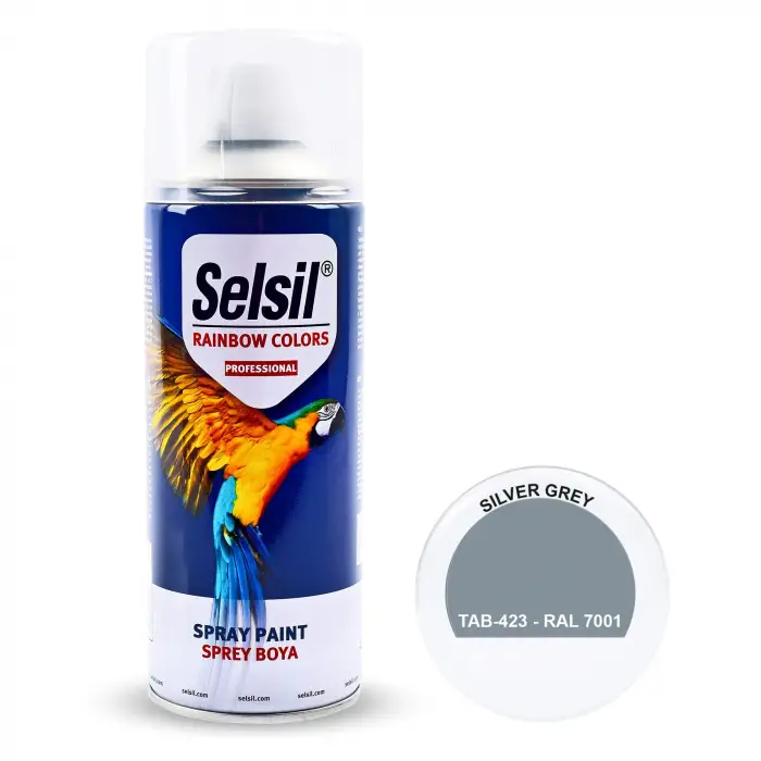 Rainbow 400 Ml Sprey Boya Gümüş Gri