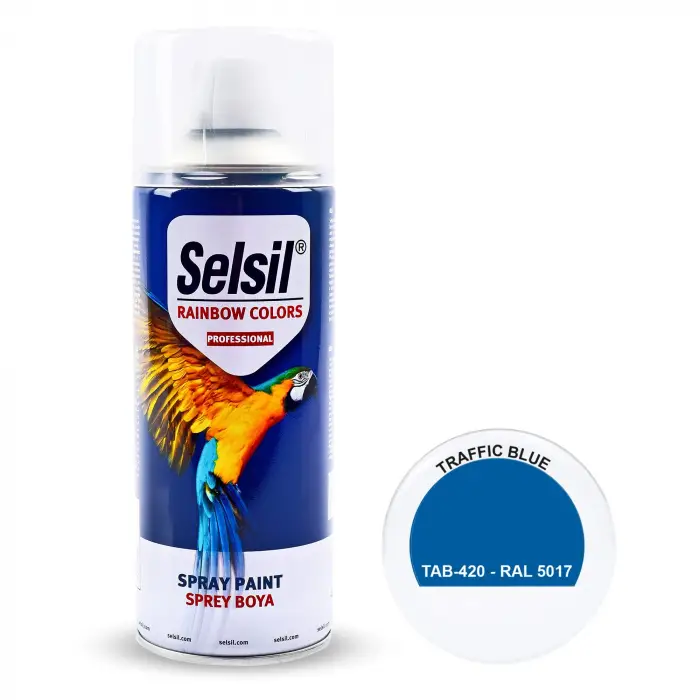 Rainbow 400 Ml Sprey Boya Trafik Mavi