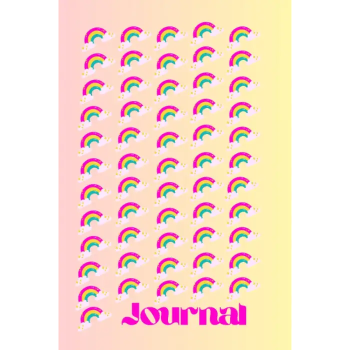 Rainbow Blank Journal