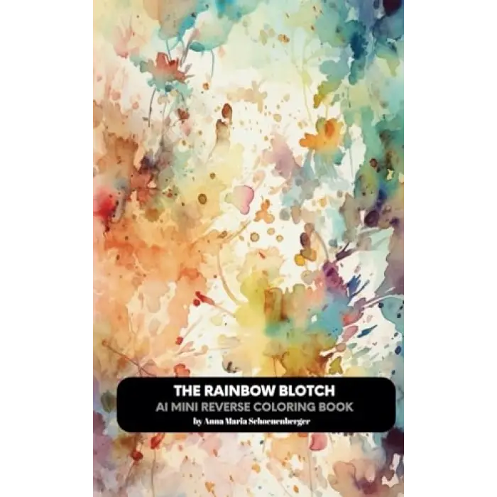 Raınbow Blotch -, Coloring Book, AI Mini Reverse