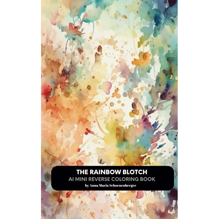 Raınbow Blotch -, Coloring Book, AI Mini Reverse