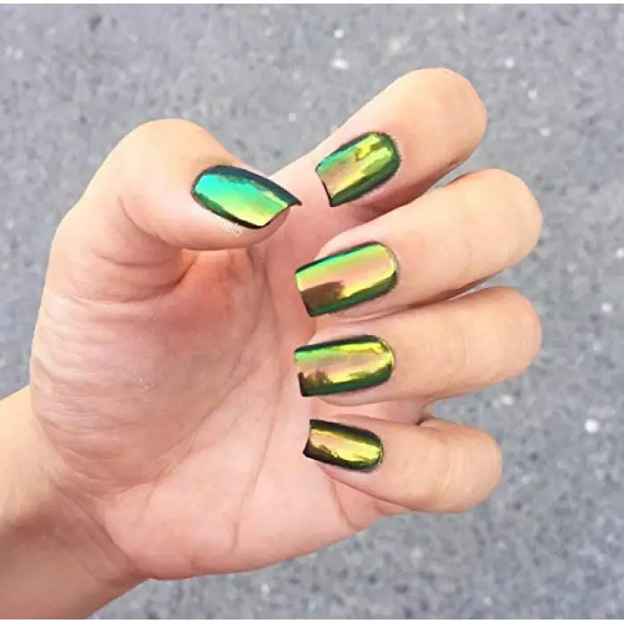 Rainbow Magic Mirror Powder Bronz Gold Green
