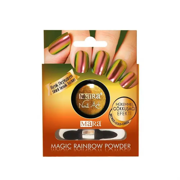 Rainbow Magic Mirror Powder Bronz Gold Green