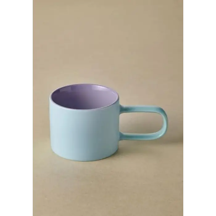 Rainbow Porselen Kupa Mavi 270 ml