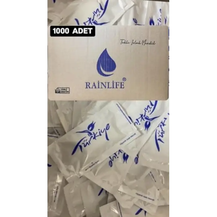 Rainlife Tekli Islak Mendil, 1000 Adet