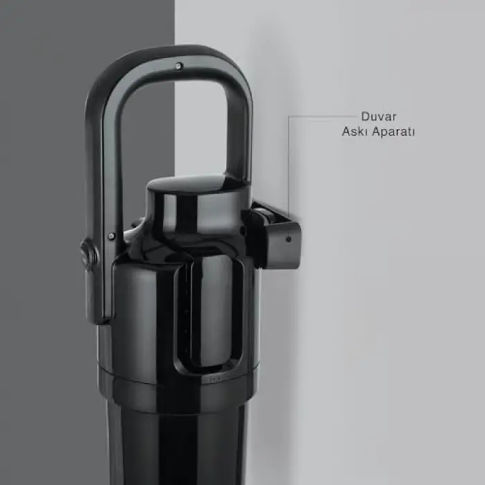 Range Vector Kablolu Dik Süpürge Turbo Başlık 0,5 L Toz Hacmi