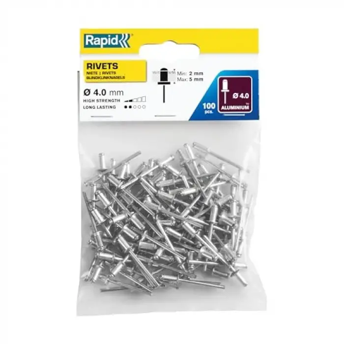 Rapid Percin 4X8 mm Aluminyum 100 Adet
