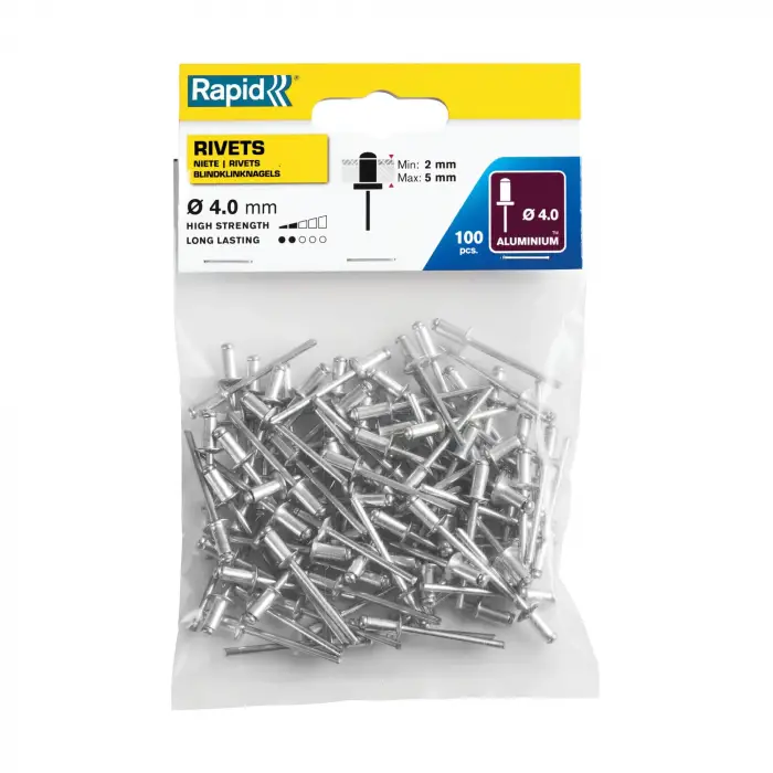Rapid Percin 4X8 mm Aluminyum 100 Adet