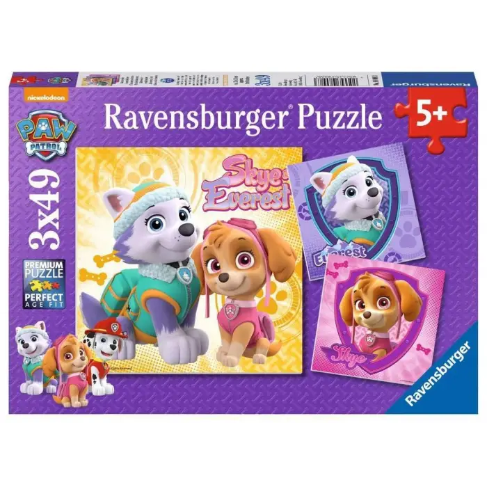 Ravensburger 3x49 Parça Paw Patrol Skye Puzzle-080083