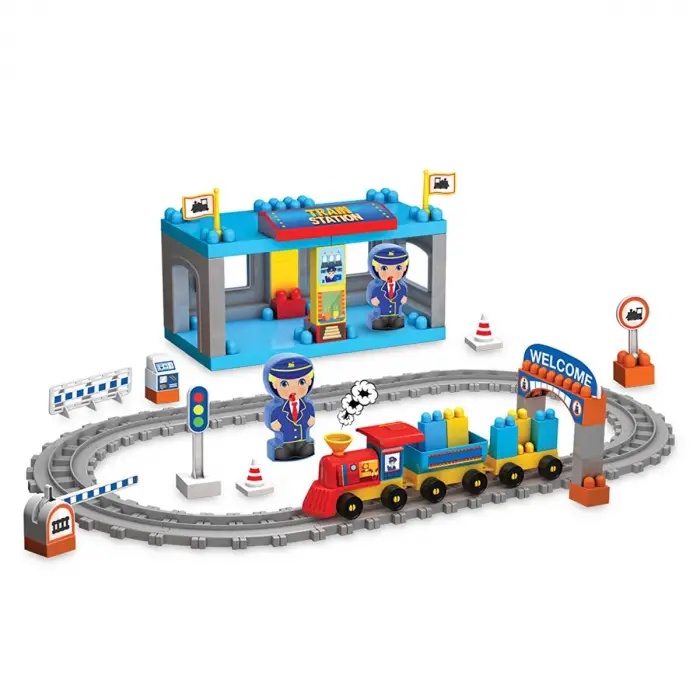 Raylı Tren Seti 61 Parça
