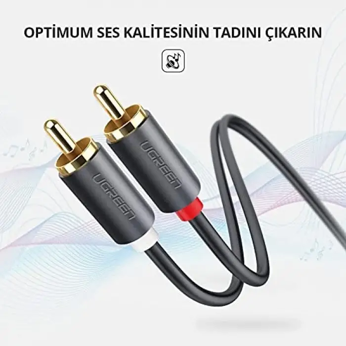 RCA 3.5mm Aux Ses Kablosu, 1.5 Metre