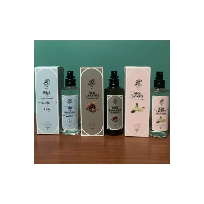 Rebul Kolonya Dark Spice Ice Jasmine 100ml 3lü Set