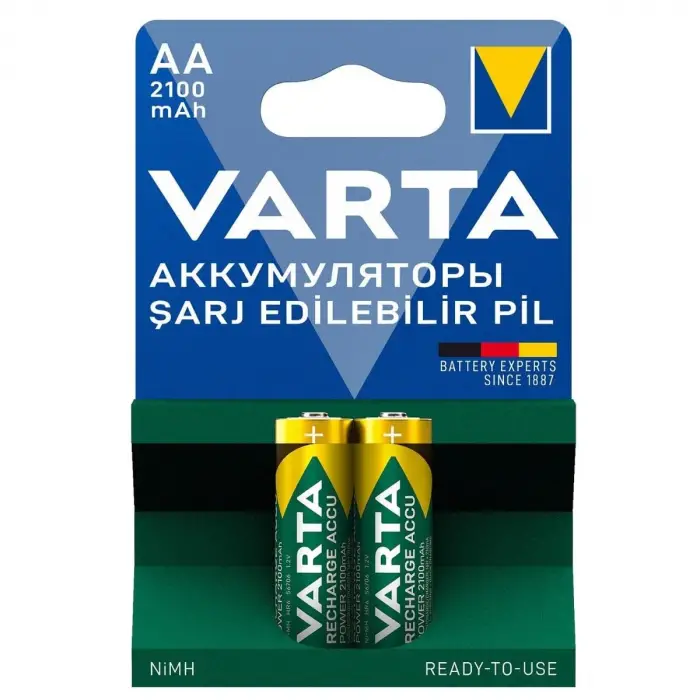 Rechargeable Accu 2 AA 2100 mAh R2U