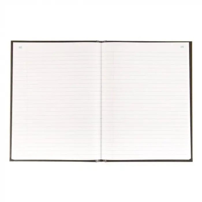 Record kitap, siyah, 26 x 19,5 cm, 200 sayfa (a796.01)