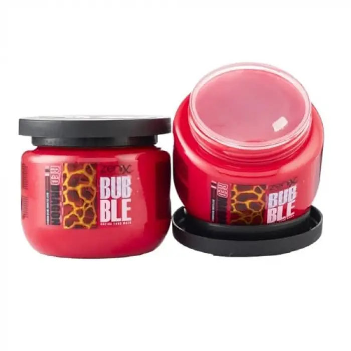 red bubble face mask 300 ml