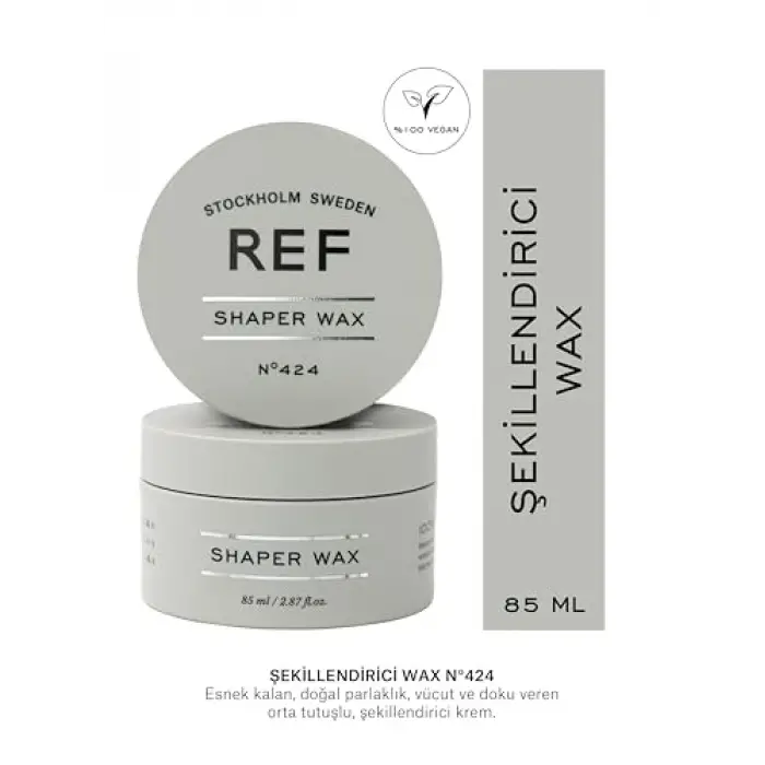 REF Stockholm Ref Shaper Wax 85 Ml Orta Tutuşlu Şekillendirici Krem