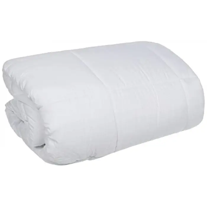 Relax Düz Polyester Yorgan, Beyaz, King Size