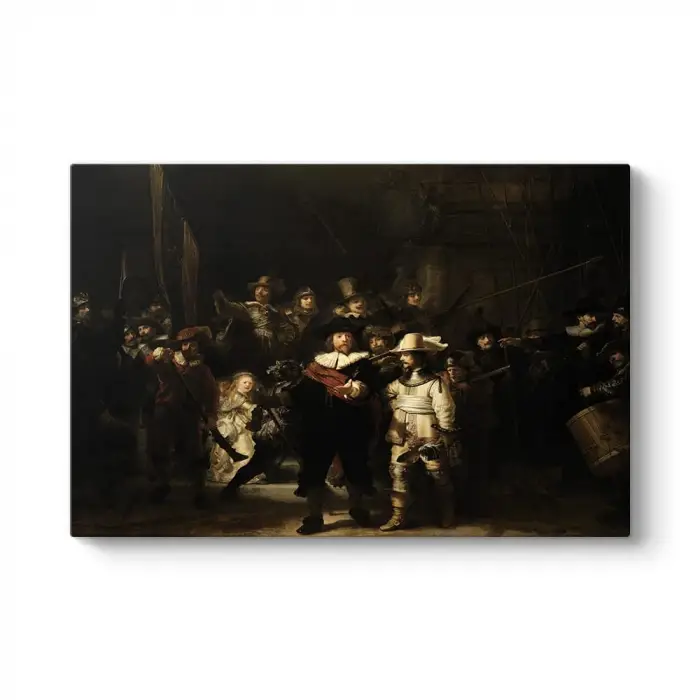 Rembrandt, Gece Devriyesi Tablosu 45 x 30