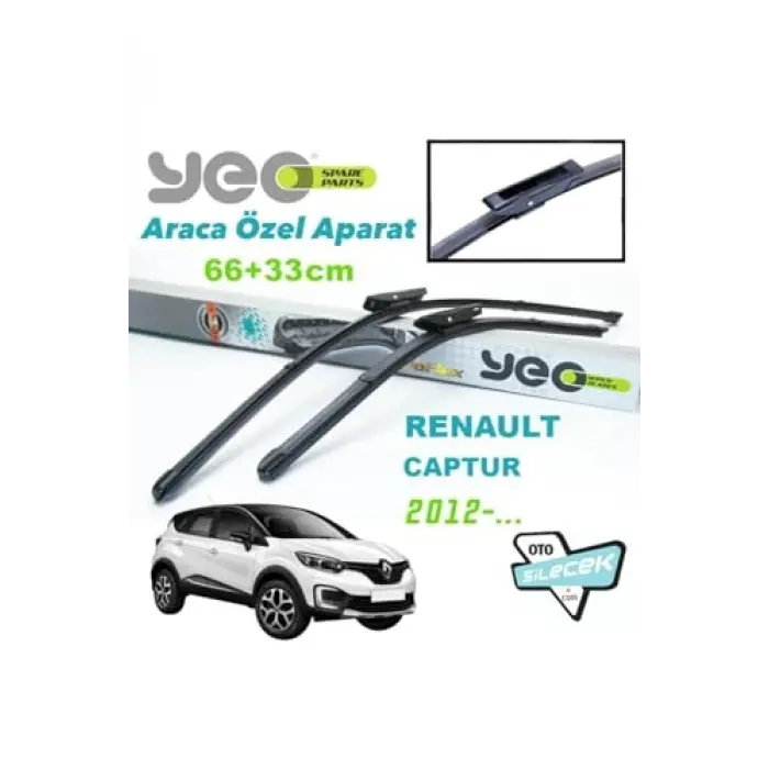 Renault Captur 2012-... ile Uyumlu Silecek Takımı