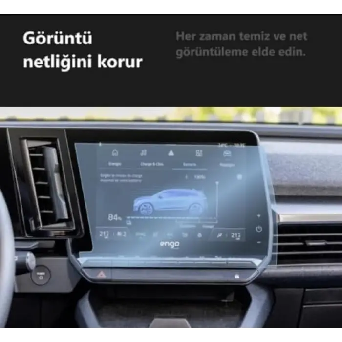 Renault Megane E Tech 9 inç Multimedya ile Uyumlu Nano Ekran Koruyucu