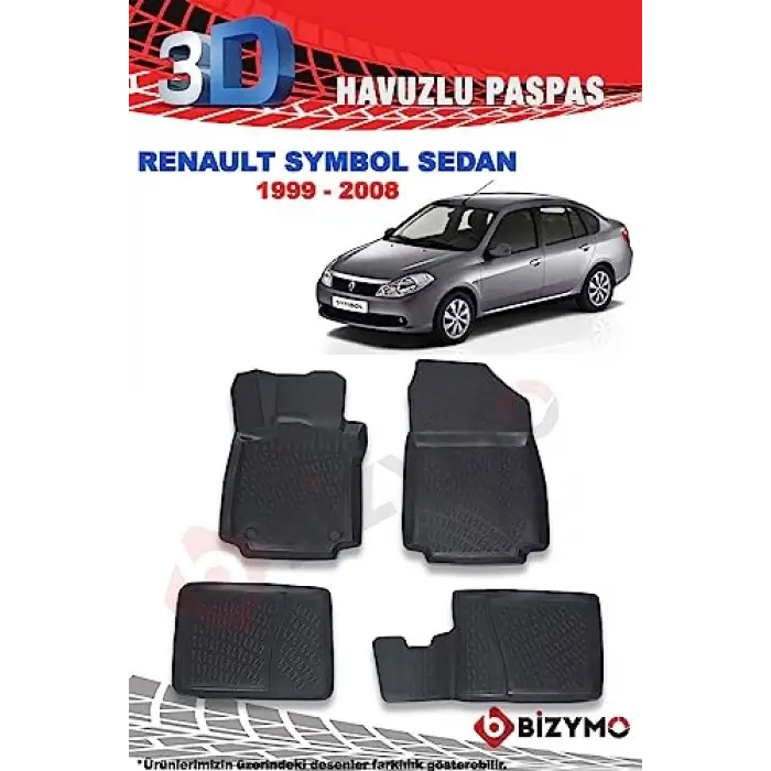 Renault Symbol Sedan 2007-2012 3D Paspas Takımı