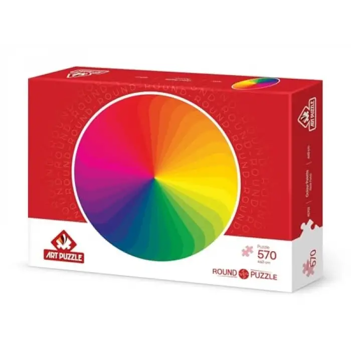 Renk Paleti 570 Parça Round Puzzle