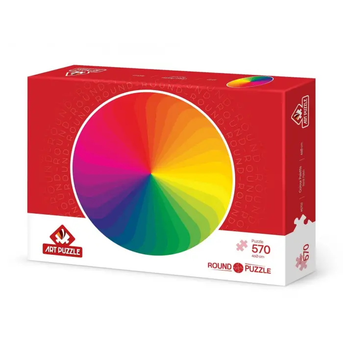 Renk Paleti 570 Parça Round Puzzle