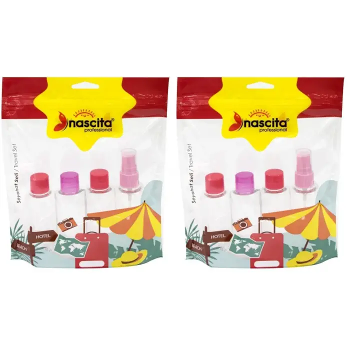 Renkli 4lü Şişe Set - 20 (2 paketi)