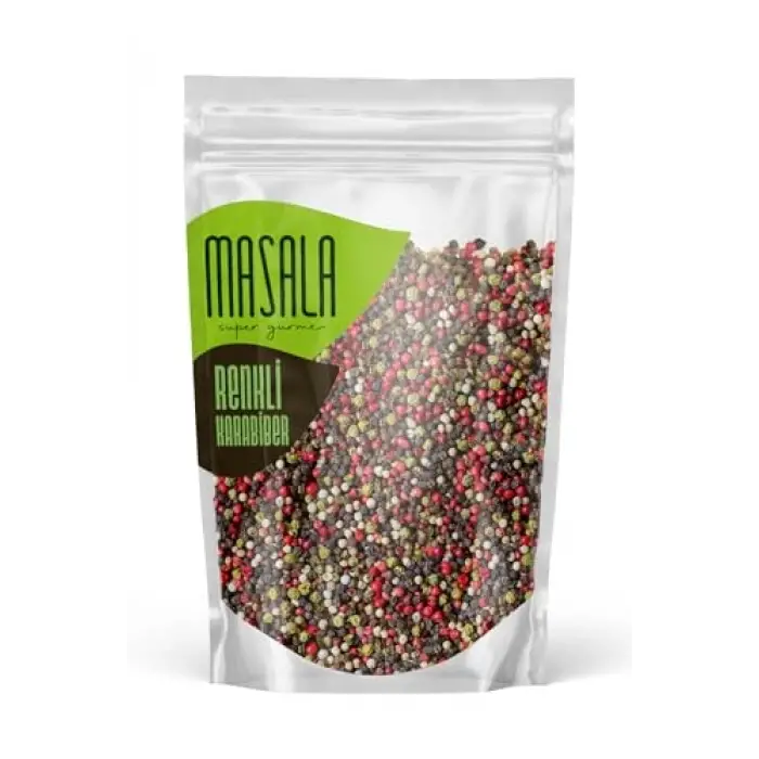 Renkli Karabiber 100 G, 4 Renk Biber