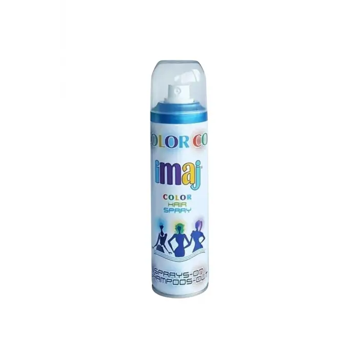 Renkli Saç Spreyi, Mavi, 100 ml