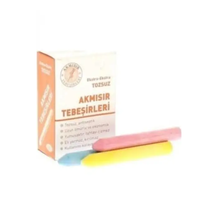 Renkli Tebeşir, 15li, 10 Kutu