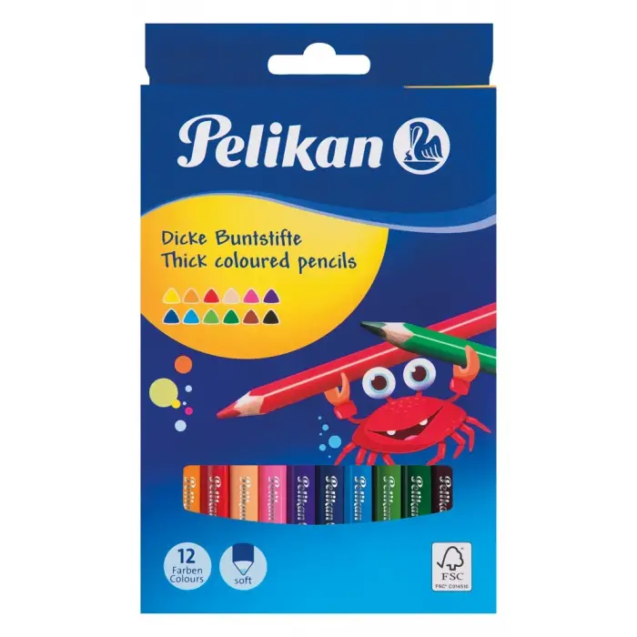 renkli üçgen 12 Adet 4012700724038