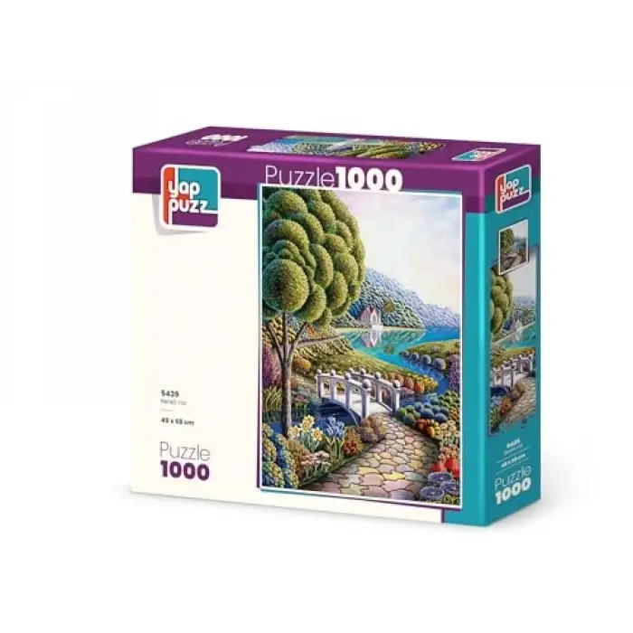 Renkli Yol 1000 Parça Puzzle