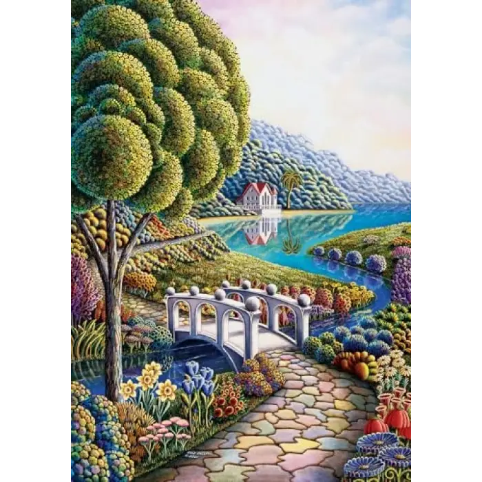 Renkli Yol 1000 Parça Puzzle