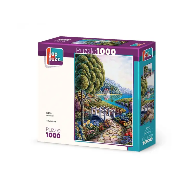 Renkli Yol 1000 Parça Puzzle