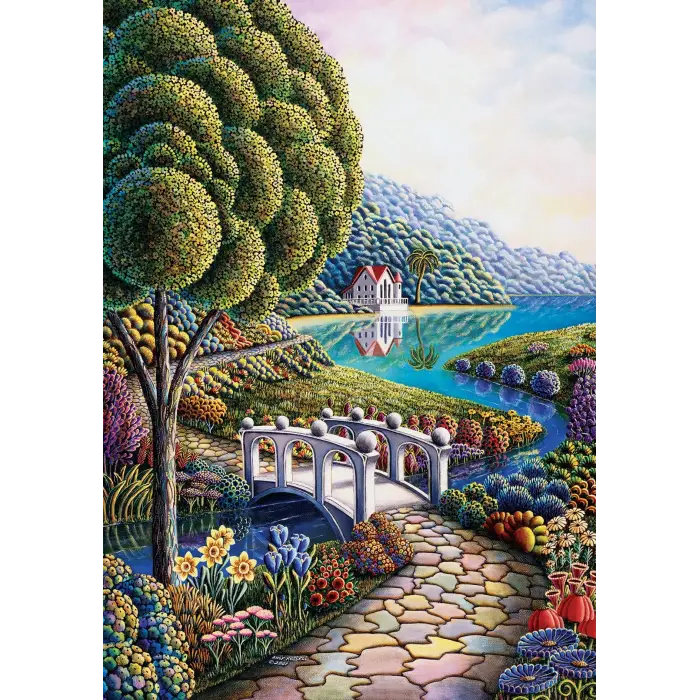 Renkli Yol 1000 Parça Puzzle