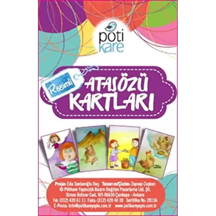 Resimli Atasözü Kartları