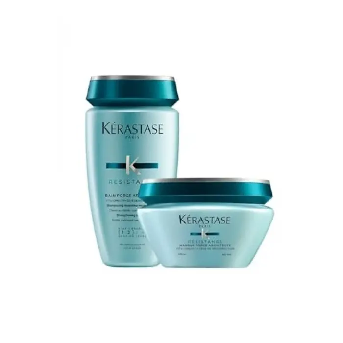 Résistance Bain Force Architecte Şampuan 250 ml ve Force Architecte Maske 200 ml Set