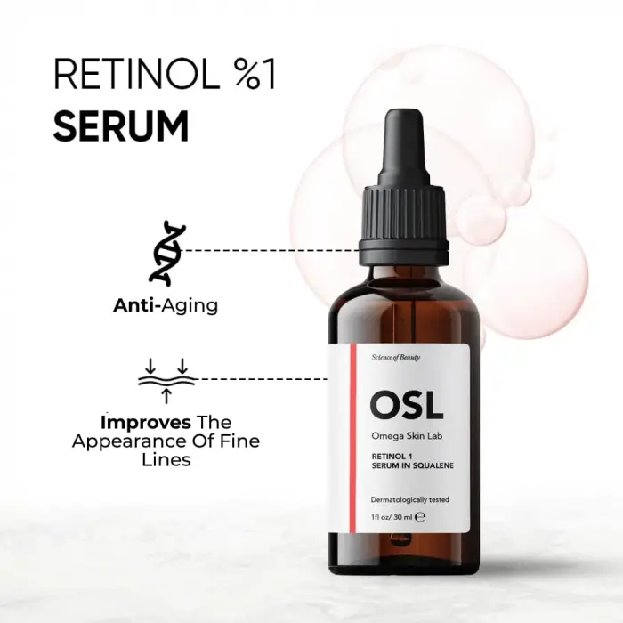 Retinol%1 Squalene Serum, 30 ml