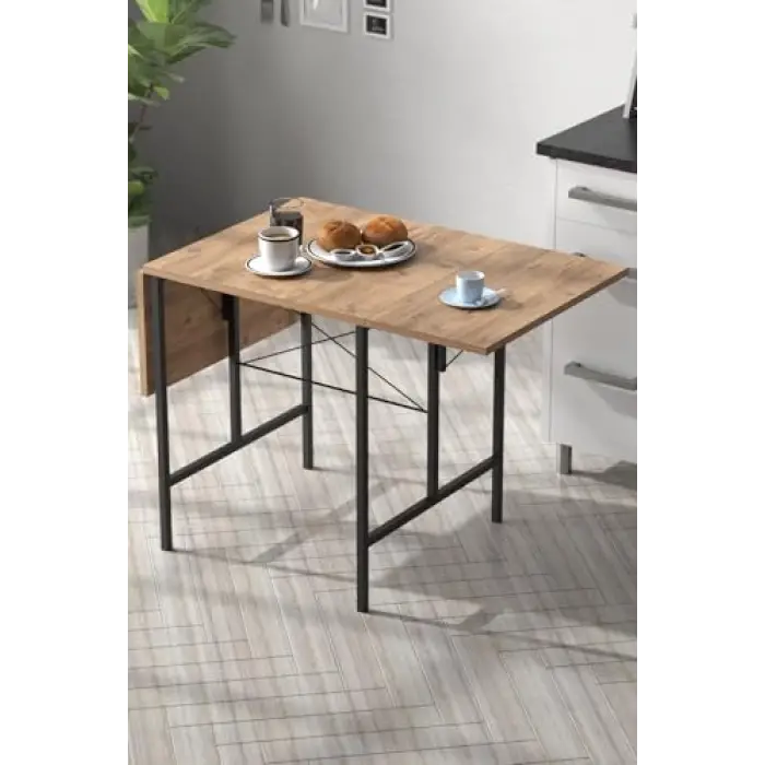 Retodesign Yıldız Katlanır Mutfak Masası Katlanır Masa 1625