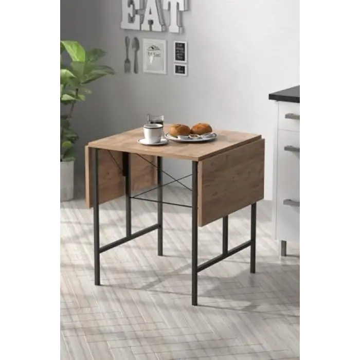 Retodesign Yıldız Katlanır Mutfak Masası Katlanır Masa 1625