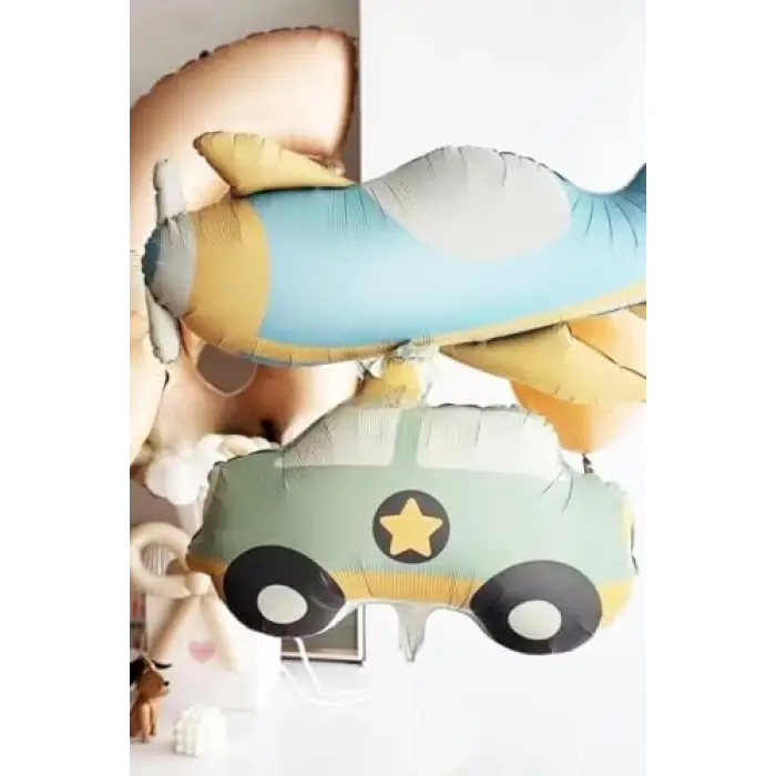 Retro Araba Folyo Balon