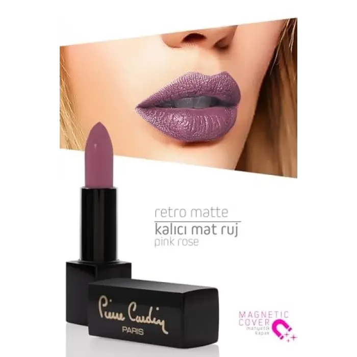 Retro Matte Lipstick - Pink Rose - 136