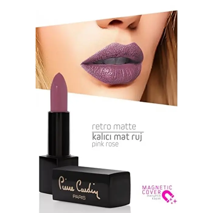 Retro Matte Lipstick - Pink Rose - 136