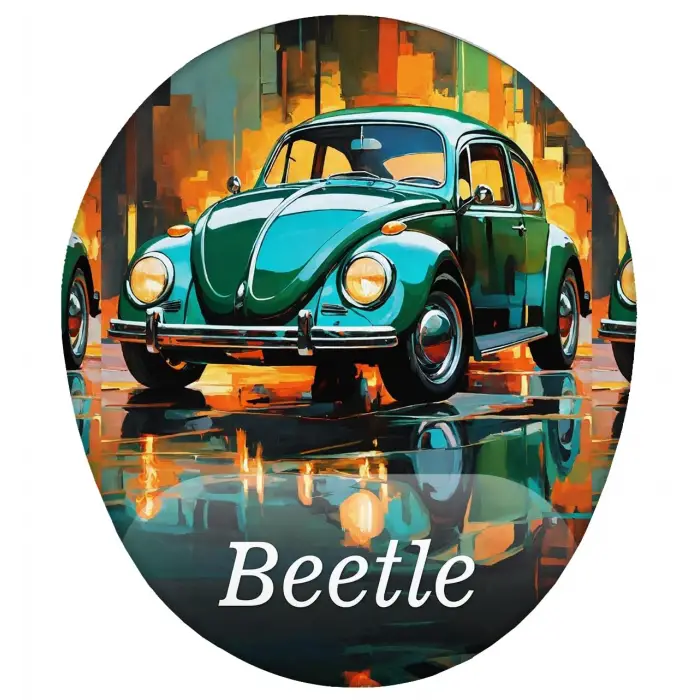 Retro Vosvos Beetle Mouse Pad