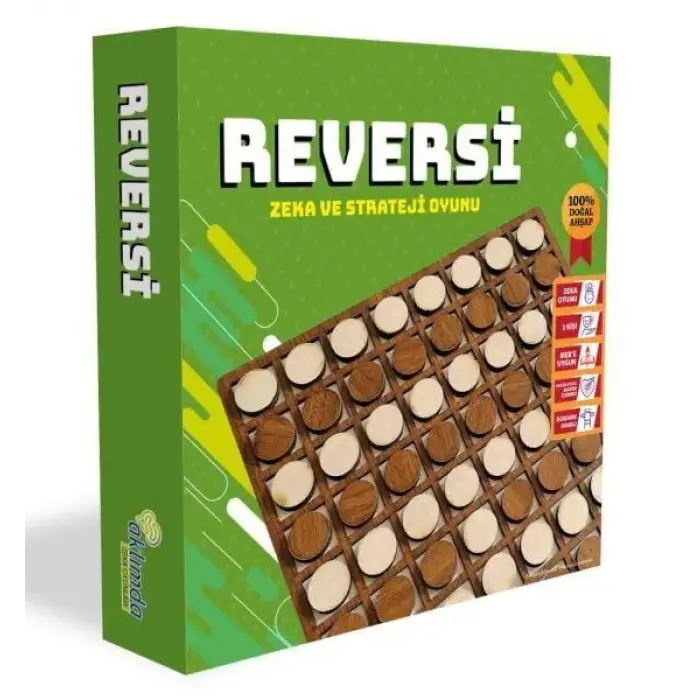 Reversi Ahşap Zeka Oyunu