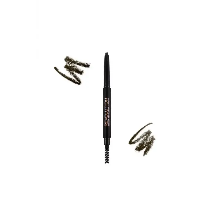 Revolution Duo Brow Kalem Dark Brown Dark Brown